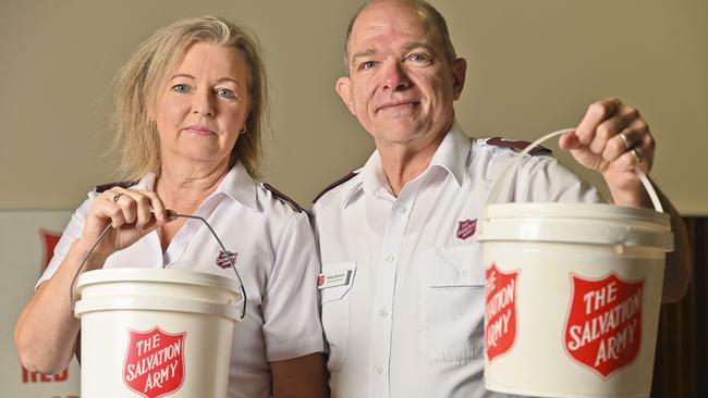 Salvation Army officers Rita and Ashley Biermann. Picture: Cordell Richardson