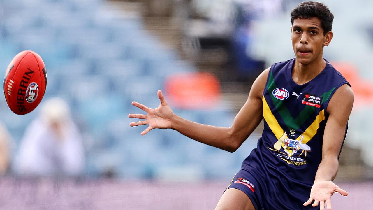 Nasiah Wanganeen-Milera in action for the AFL Academy. Picture: Michael Klein