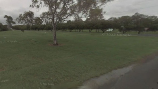 Park Street, Bundaberg where the victim was attacked.