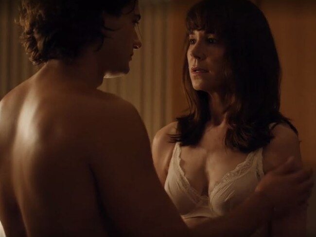 Frances O' Connor in screen grabs from her role in the sexy anthology series Erotic Stories, screening on SBS. Picture: SBS