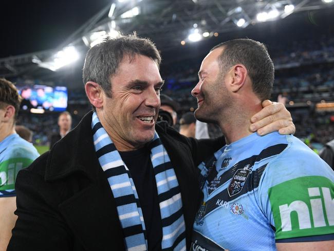 Cordner captained the Blues to their 2019 series win. (AAP Image/Dan Himbrechts)