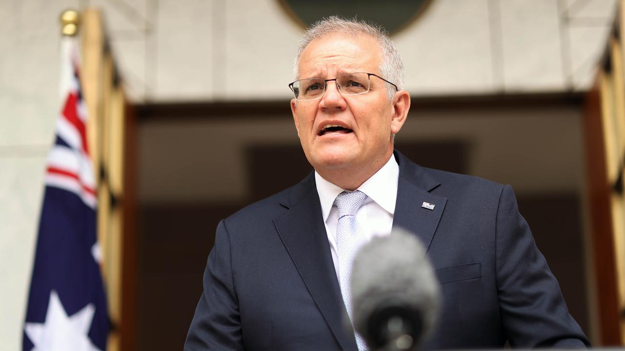 Prime Minister Scott Morrison has weighed in on the Novak Djokovic drama. Picture: Gary Ramage