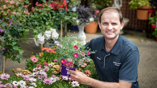 Russell Young from Garden Gems at Burpengary shares tips for getting kids out in the garden. Photo: Dominika Lis