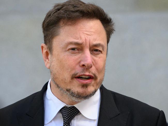 (FILES) X CEO Elon Musk leaves a US Senate bipartisan Artificial Intelligence (AI) Insight Forum at the US Capitol in Washington, DC, on September 13, 2023. The White House on November 17, 2023, condemned the owner of social media platform X and world's richest person Elon Musk for "abhorrent promotion" of anti-Semitism. Referring to a Musk post on X, formerly called Twitter, in which he endorsed an anti-Semitic conspiracy theory, White House spokesman Andrew Bates said it was "unacceptable" to repeat such a "hideous lie." (Photo by Mandel NGAN / AFP)