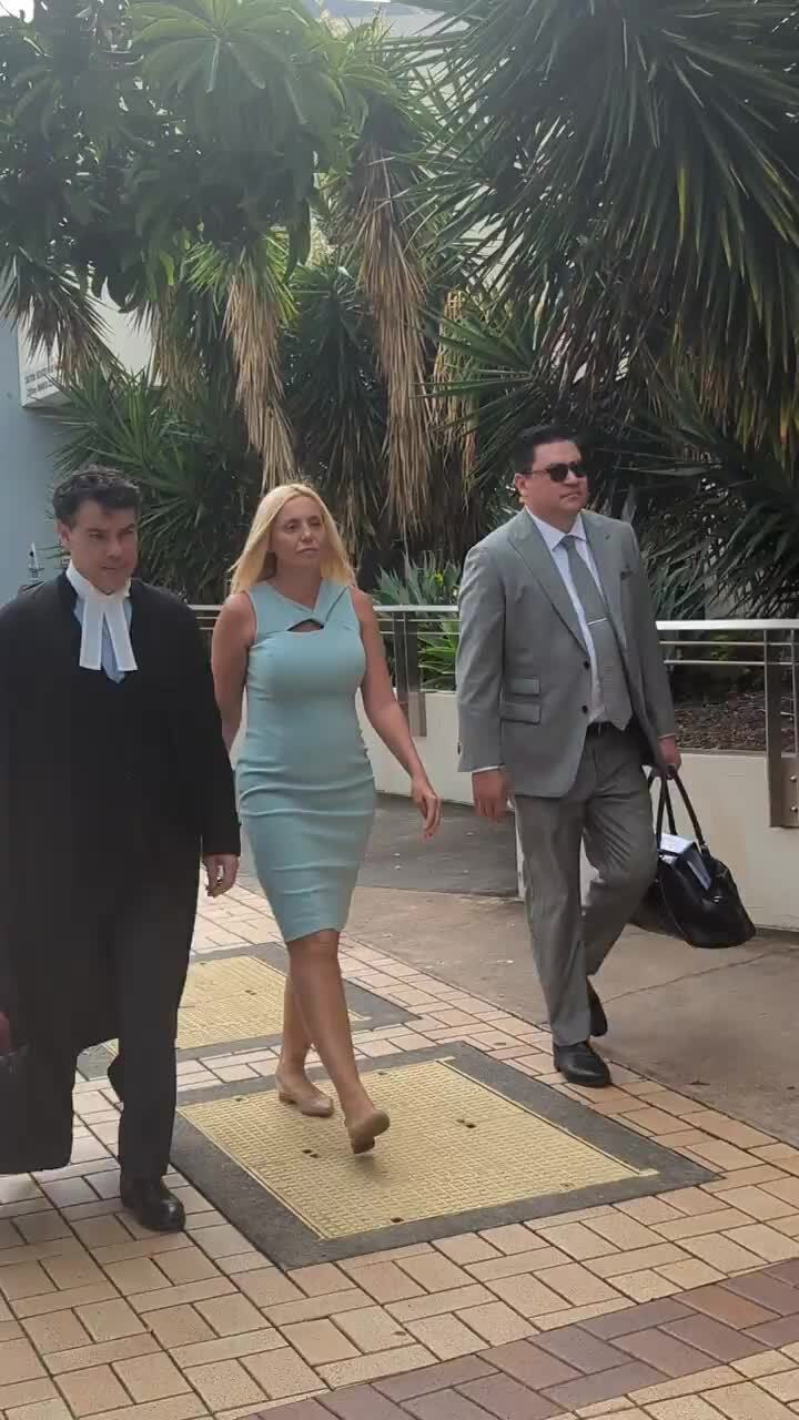 Autumn Adams arrives at Southport Magistrates Court for cocaine plea