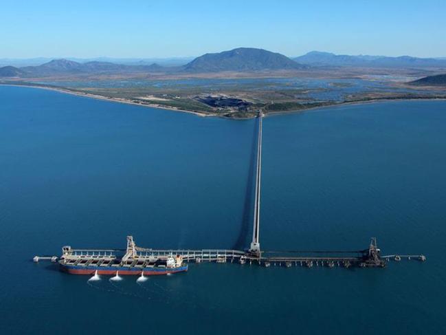 The Abbot Point coal terminal.