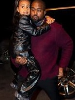 Kanye West produced a song with daughter North West (pictured) and Combs titled Lonely Roads Still Go to Sunshine. Picture: Supplied