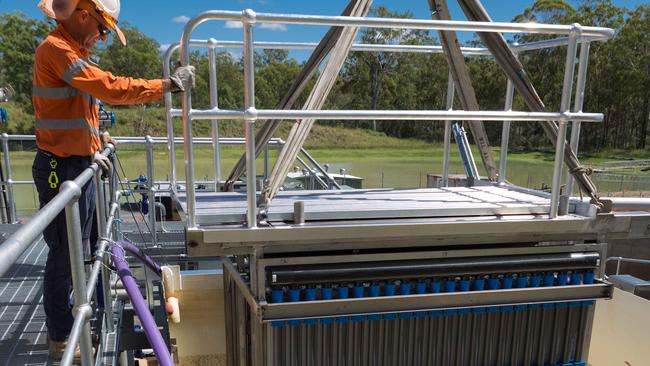 A membrane similar to one to be used at the new plant at Cedar Grove.
