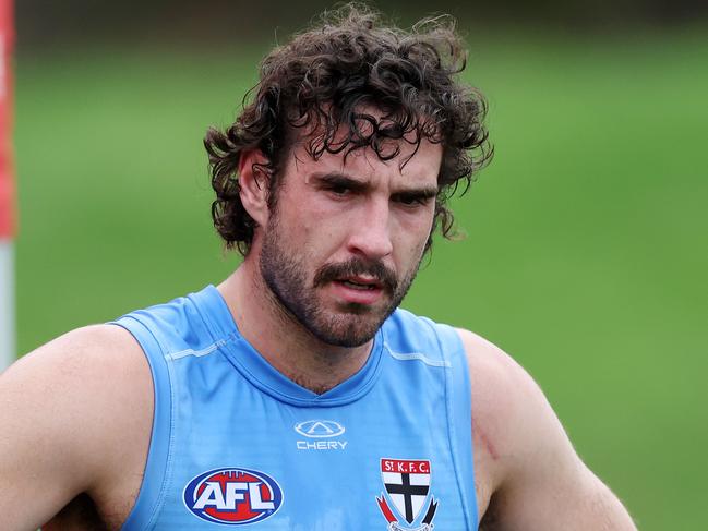 MELBOURNE, DECEMBER 6, 2024: St Kilda pre-season training at RSEA Park. Max King. Picture: Mark Stewart