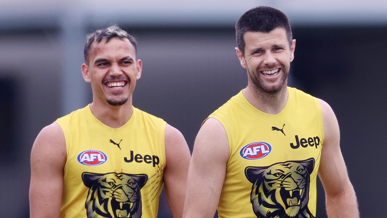 Trent Cotchin was able to easily pay his fine. But what about the young Tigers players? Photo: Michael Klein