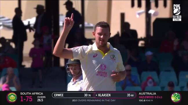 Hazlewood beauty gives Aussies hope