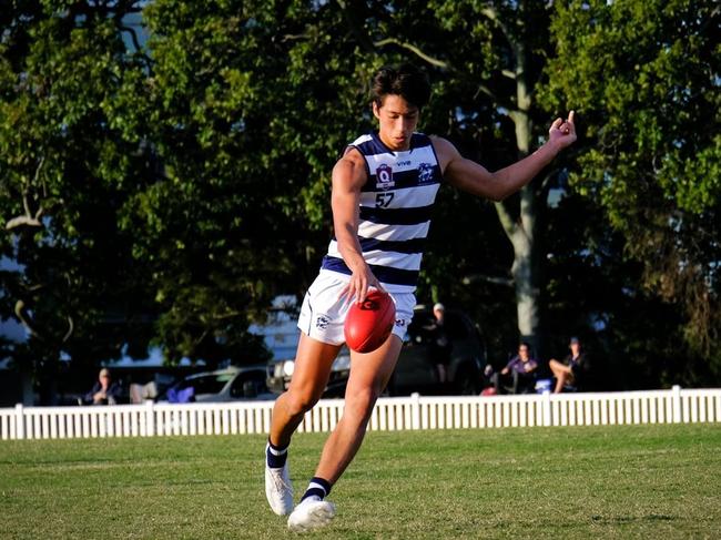 Broadbeach Cats player Alex Davies. Picture credit: Brooke Sleep.