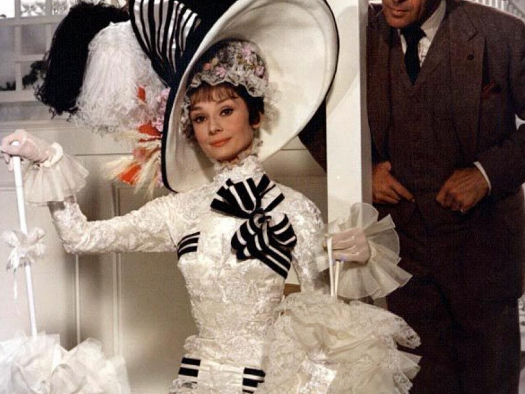 Perhaps Melania Trump was inspired by Audrey Hepburn in My Fair Lady. Picture: Supplied