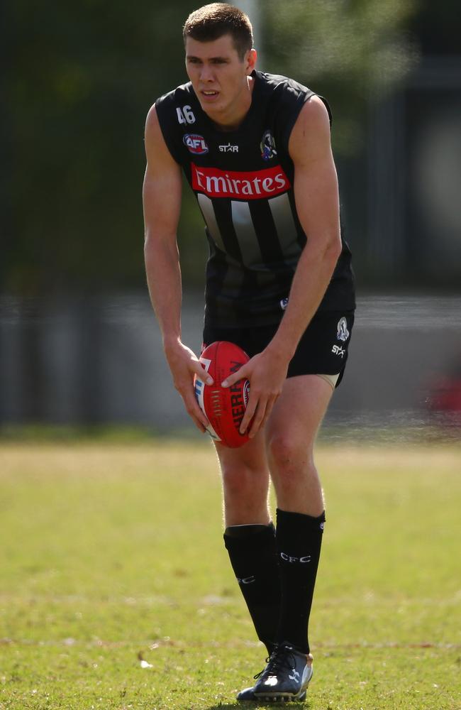 Mason Cox is an emergency for Collingwood’s clash with Melbourne.
