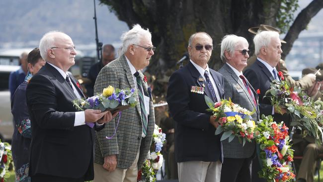 Remembrance Day service in Hobart. Picture: Nikki Davis-Jones