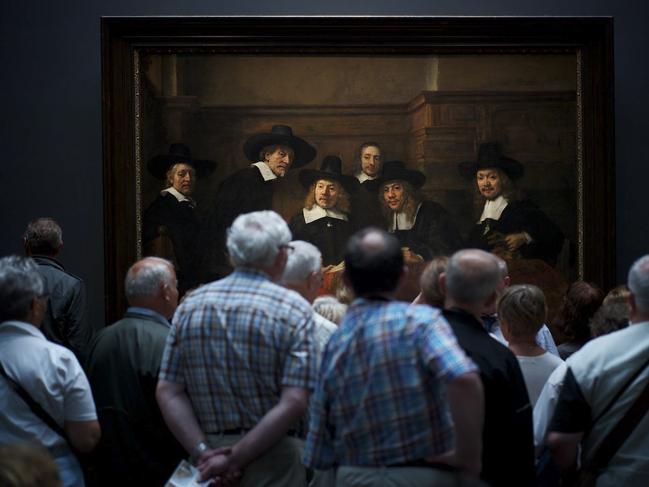 Interesting moment. Museum visitors curiously watching Rembrandt Syndics of the Drapers Guild where it gave the illusion that the people on the paintings too are curiously watching the visitors. Picture: Julius Y. / National Geographic Travel Photographer of the Year