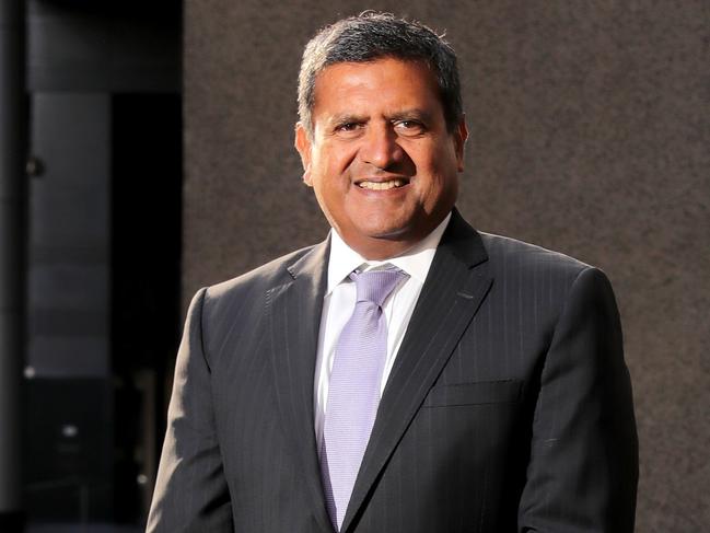 19/08/2019: Newcrest CEO Sandeep Biswas in Melbourne. Stuart McEvoy/The Australian.