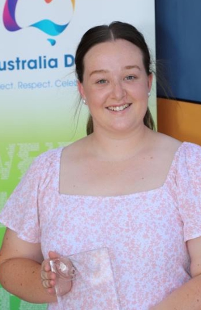 Sophie Humphries is a Benalla local who won the Benalla Rural City Council Young Citizen of the Year in 2022.