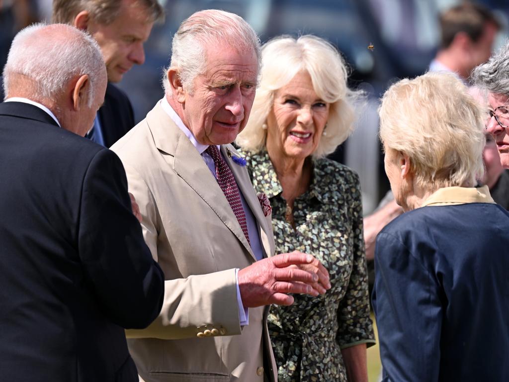 The royal couple were popular with crowds at the Sandringham Flower Show, which has run for 140 years. Picture: Getty Images