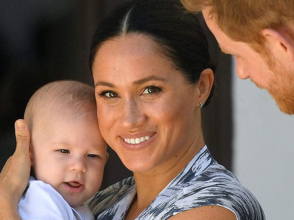 Archie went with his parents to South Africa last year. Picture: Toby Melville/Getty Images