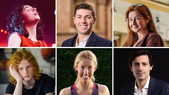 Six South Australians to watch in 2025. Pictures: File, supplied