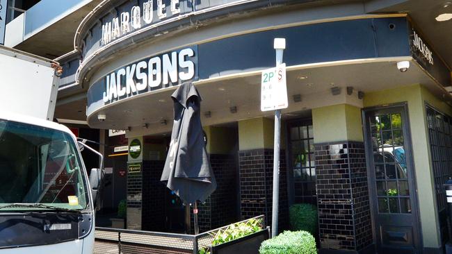 The attack occurred outside Jacksons Hotel in Toorak. Picture: NewsWire / Nicki Connolly