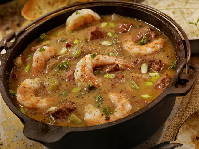 Creole style shrimp and sausage gumbo. Picture: Lauri Patterson