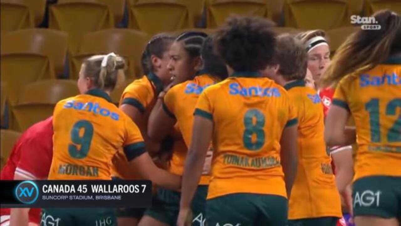 Wallaroos thumped by Canada