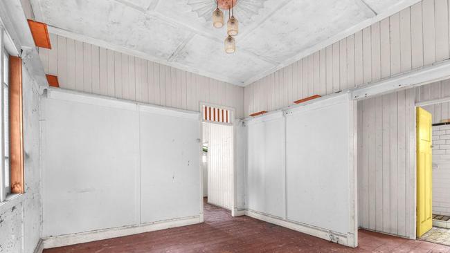 Some original features remain in the home.