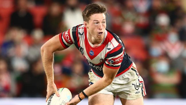 Sam Verrills has been suspended for two weeks after failing to downgrade a high-tackle charge at the judiciary. Picture: Getty Images.