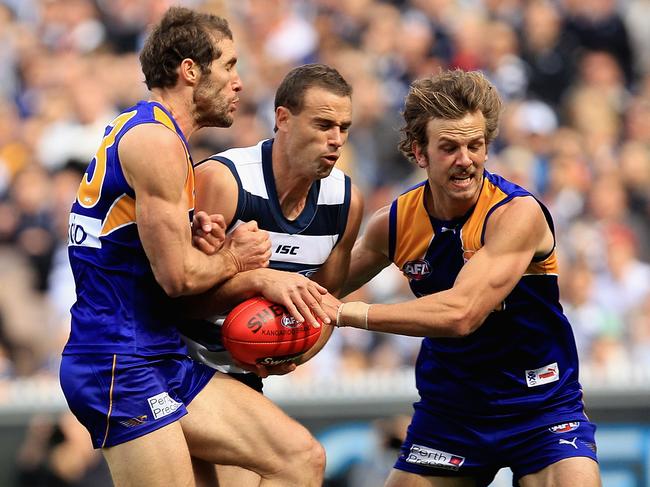 Darren Glass gave Schofield some of the most important advice of his AFL career. Picture: Hamish Blair/Getty Images