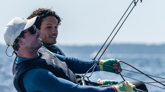 Jim Colley broke through for their first major medal at a European regatta at the famous Hyeres event im the south of France on the weekend. Picture: Australian Sailing Team