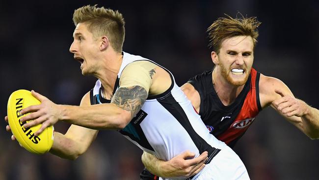 Hamish Hartlett ... left Twitter over abuse of a teammate. Picture: Quinn Rooney (Getty Images)