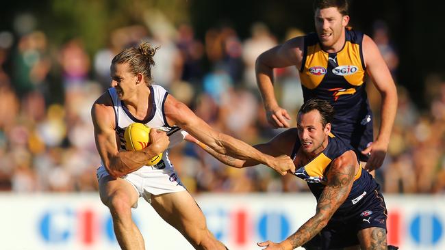 Nathan Fyfe was back for Fremantle. Picture: Getty Images
