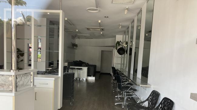 Where Mackay hairdresser J & R Hair Designers used to be. Photo: Toby Crockford.