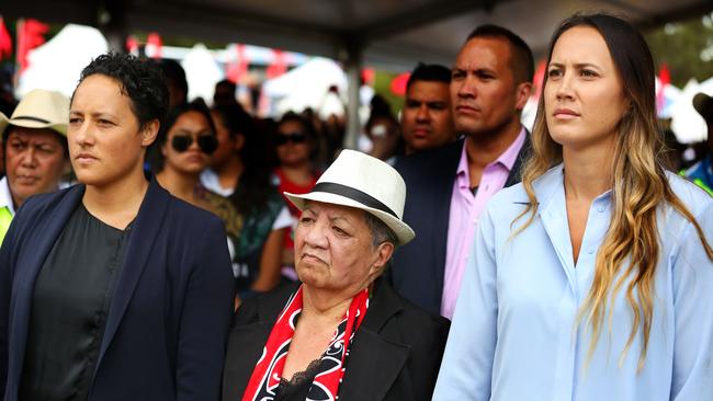 New Zealand MP Kiri Allan (left) is in the running to be the country’s next prime minister. Picture: AAP Image / Angelo Velardo