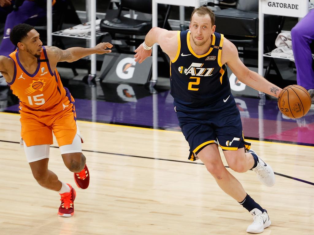 Joe Ingles says it is time for Utah to focus on a new goal: winning a championship. Picture: Christian Petersen/Getty Images.