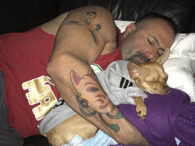 Sophia: Sophia and her favourite man in the world – she knows she can rely on her dad to keep her cosy.