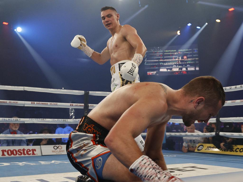 After taking care of Stevie Spark, Tim Tszyu is keen on taking his talents overseas for his next fight. (Photo by Mark Evans/Getty Images)