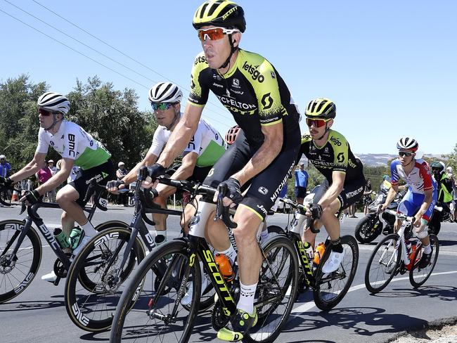 CYCLING - Tour Down Under - Stage 6 - McLaren Vale to Willunga Hill. The retiring Matthew Hayman -Picture SARAH REED