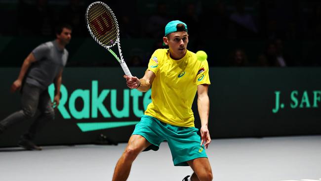 Alex de Minaur stepped up for the Aussies. Pic: Getty Images