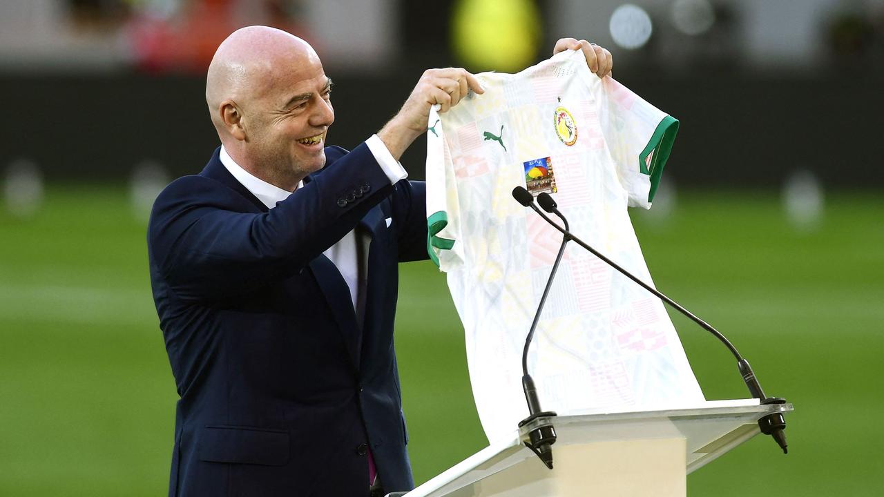 FIFA President Gianni Infantino has been forced to take more serious action than originally planned. (Photo by SEYLLOU / AFP)