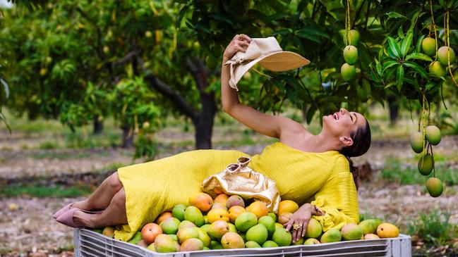 Loretta Bowen from Sandy Cove Mango Plantation. Picture: Australian Mangoes Calendar.