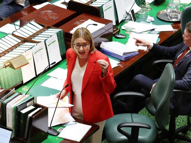 Premier Jacinta Allan took the prize for sheer stupidity. Picture: David Crosling