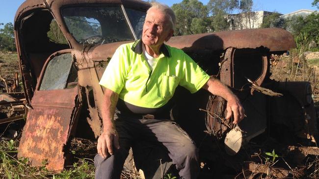 Will the Wrecker, from the Gold Coast, aka Will Smith, at his yard at West Burleigh which he has cleared out