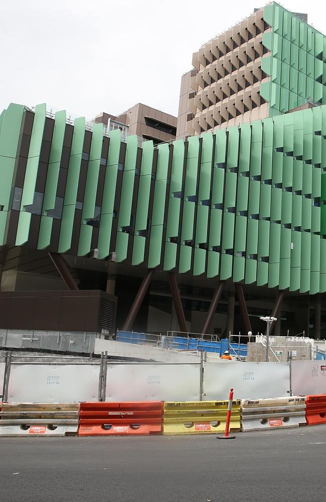 Construction of the new Lady Cilento Children’s Hospital in South Brisbane. Picture: Davi
