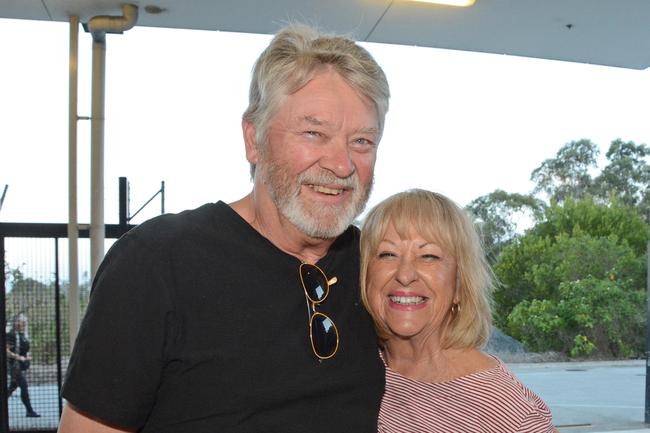 Greg and Carole Hoad at launch of display for Sunland’s Magnoli apartments, Nerang. Picture: Regina King