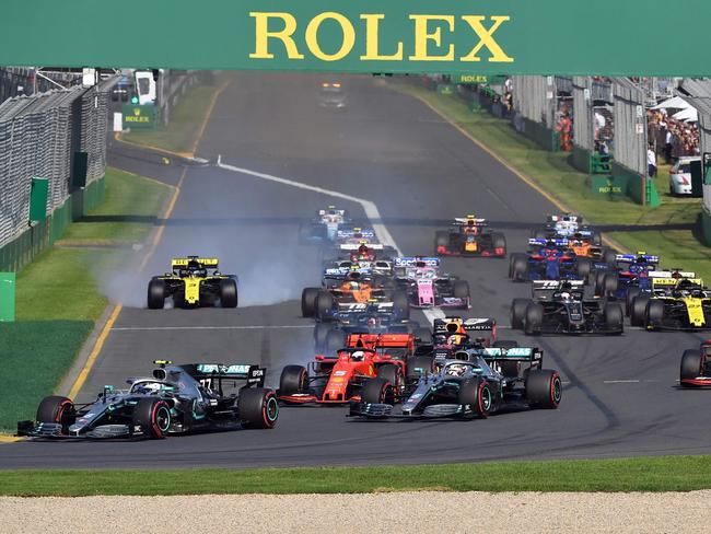 The Grand Prix is due for a contract renewal with the Victorian government in 2025 Picture: AFP