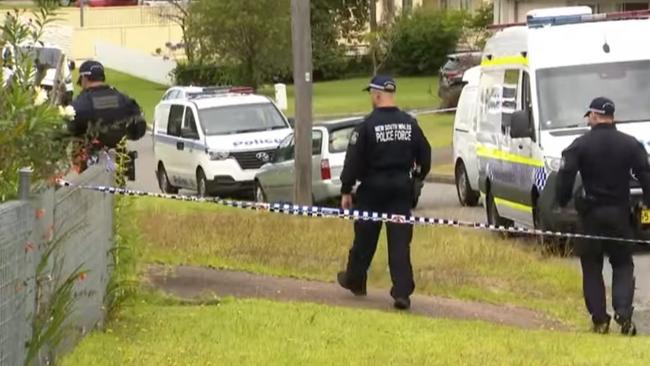 Police at the scene of a stabbing at Gateshead on January 10, 2025. Picture: NBN News.