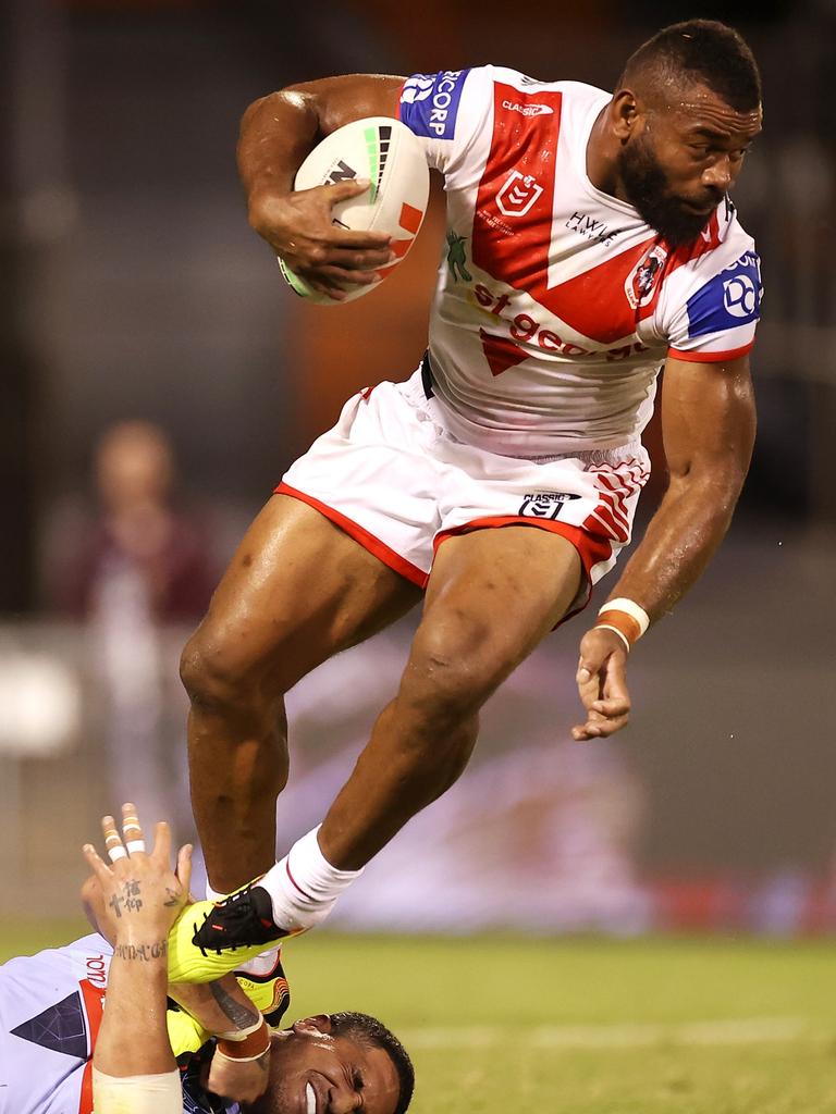 Mikaele Ravalawa is under contract with the Dragons until the end of 2023. (Photo by Mark Kolbe/Getty Images)